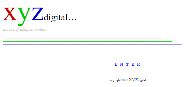 XYZ Digital Homepage